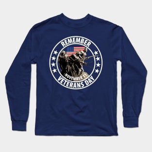 Remember Veterans Day Long Sleeve T-Shirt